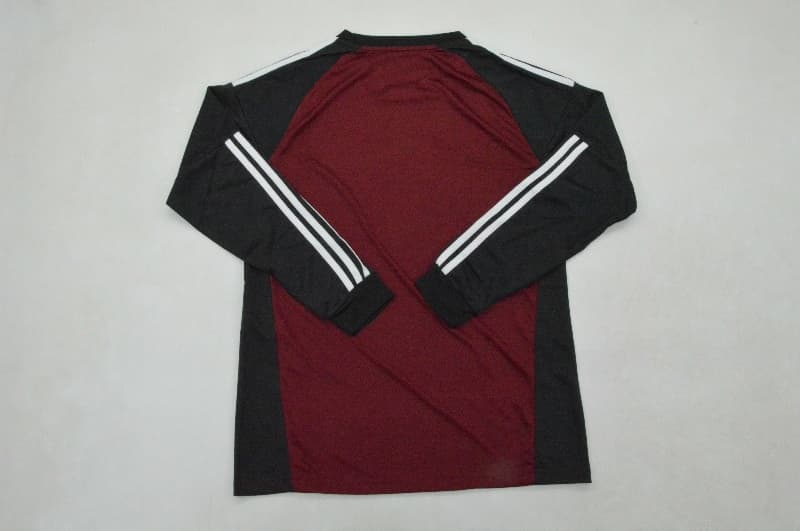 AAA(Thailand) Spain 2026 Goalkeeper Red Long Sleeve Soccer Jersey 2 Stars