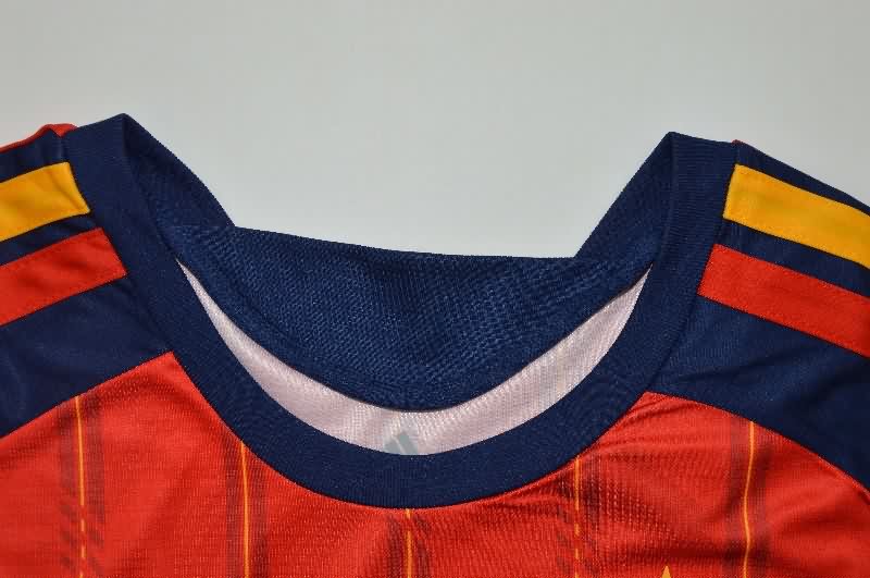 AAA(Thailand) Spain 2026 World Cup Home Long Sleeve Soccer Jersey