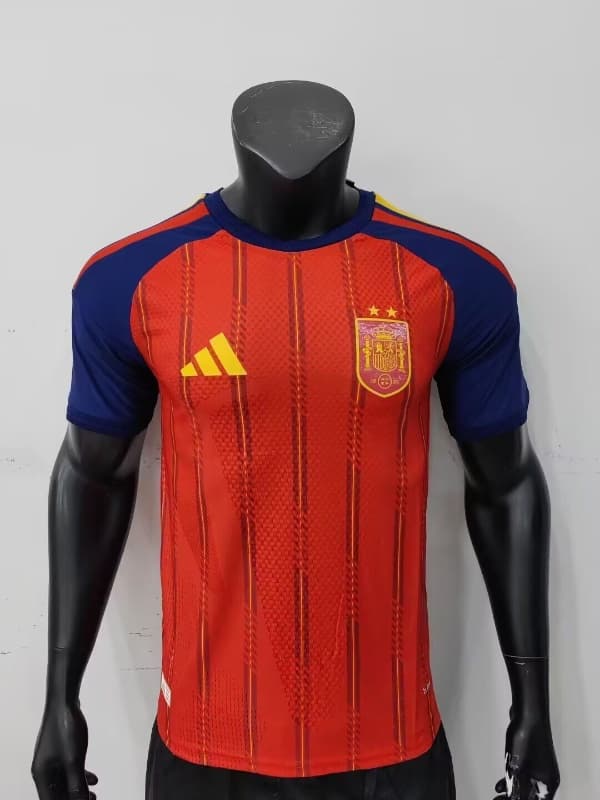 AAA(Thailand) Spain 2026 Home Soccer Jersey 2 Stars (Player)