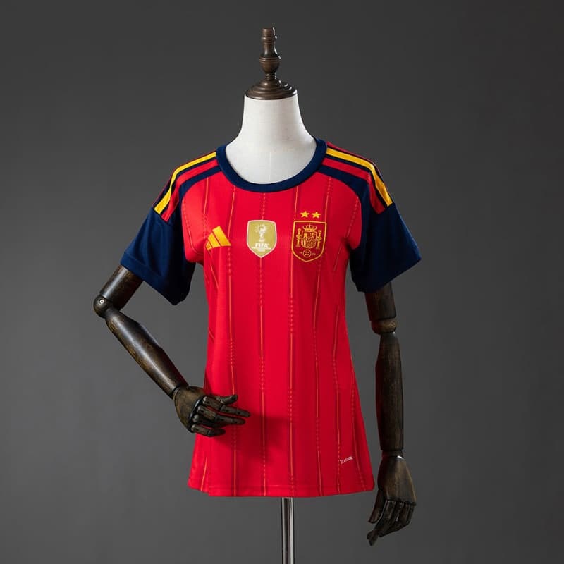 AAA(Thailand) Spain 2026 Home Women Soccer Jersey 2 Stars