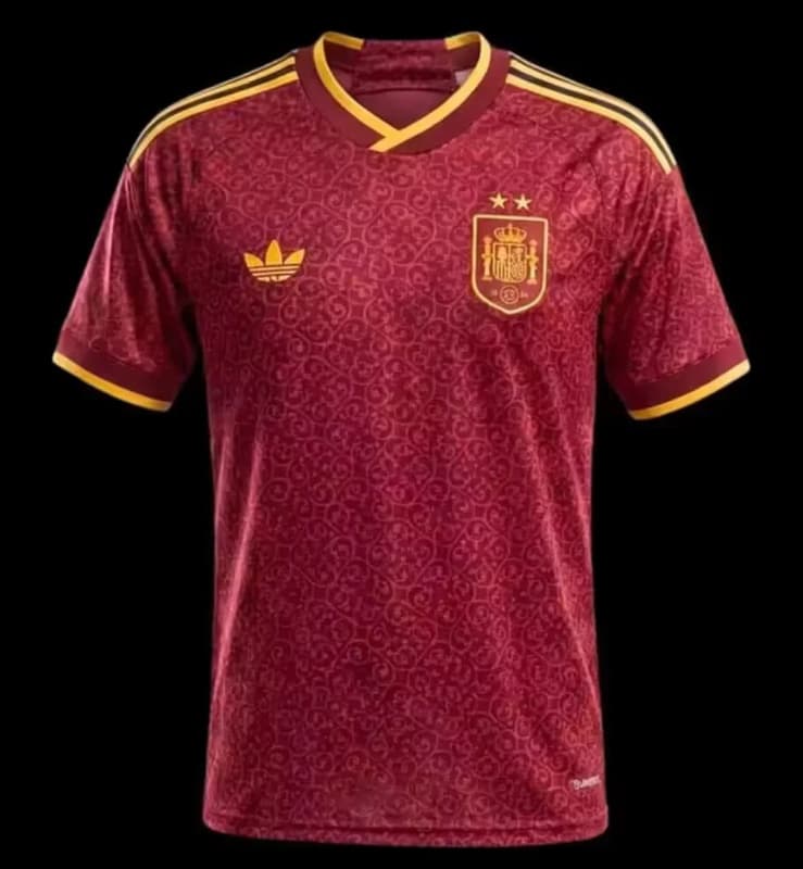 AAA(Thailand) Spain 2026 Red Soccer Jersey 2 Stars