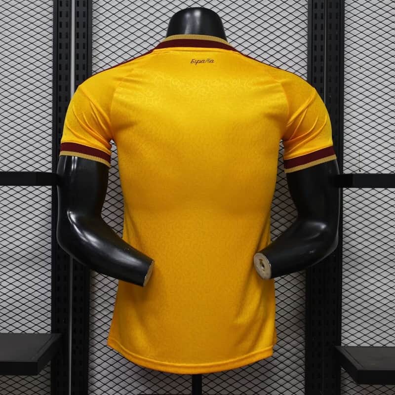 AAA(Thailand) Spain 2026 Yellow Soccer Jersey 2 Stars (Player)