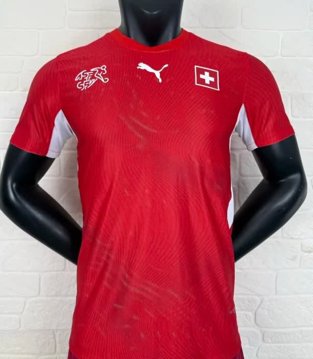AAA(Thailand) Switzerland 2026 Home Soccer Jersey (Player) AAA(Thailand) Switzerland 2026 Home Soccer Jersey (Player)
