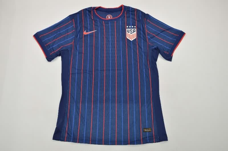 AAA(Thailand) USA 2025 Away Soccer Jersey (Player) AAA(Thailand) USA 2025 Away Soccer Jersey (Player)