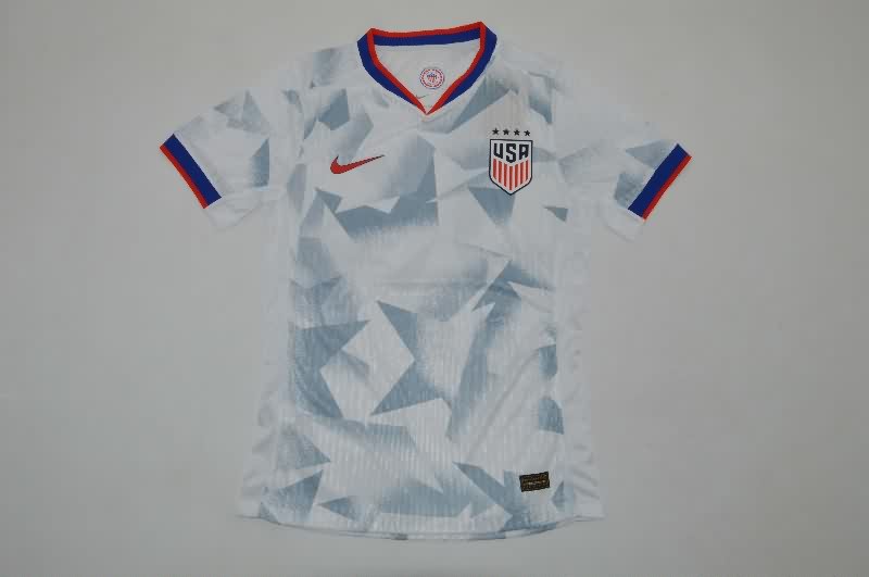 AAA(Thailand) USA 2025 Home Soccer Jersey (Player) AAA(Thailand) USA 2025 Home Soccer Jersey (Player)
