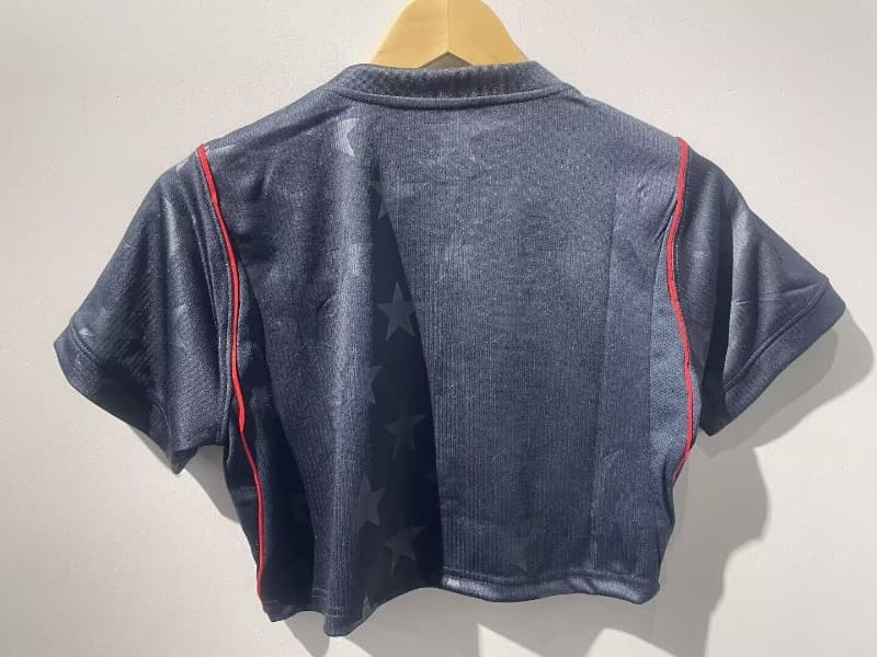 AAA(Thailand) USA 2026 Away Women Cropped Soccer Jersey