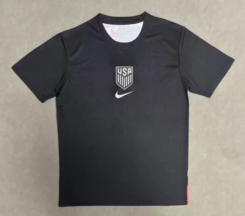 AAA(Thailand) USA 2026 Goalkeeper Black Soccer Jersey AAA(Thailand) USA 2026 Goalkeeper Black Soccer Jersey