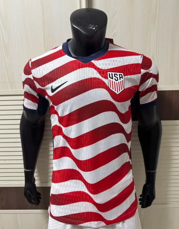 AAA(Thailand) USA 2026 Home Soccer Jersey (Player) AAA(Thailand) USA 2026 Home Soccer Jersey (Player)
