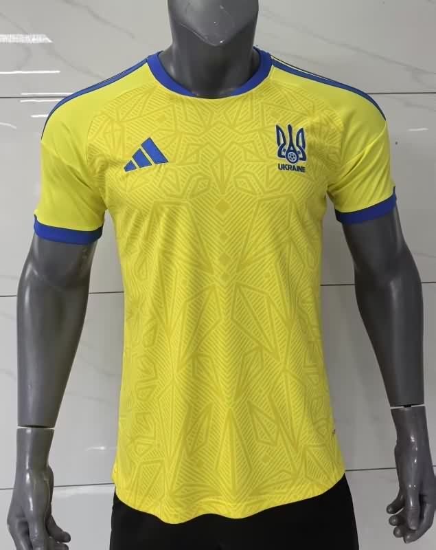 AAA(Thailand) Ukraine 2026 Home Soccer Jersey AAA(Thailand) Ukraine 2026 Home Soccer Jersey