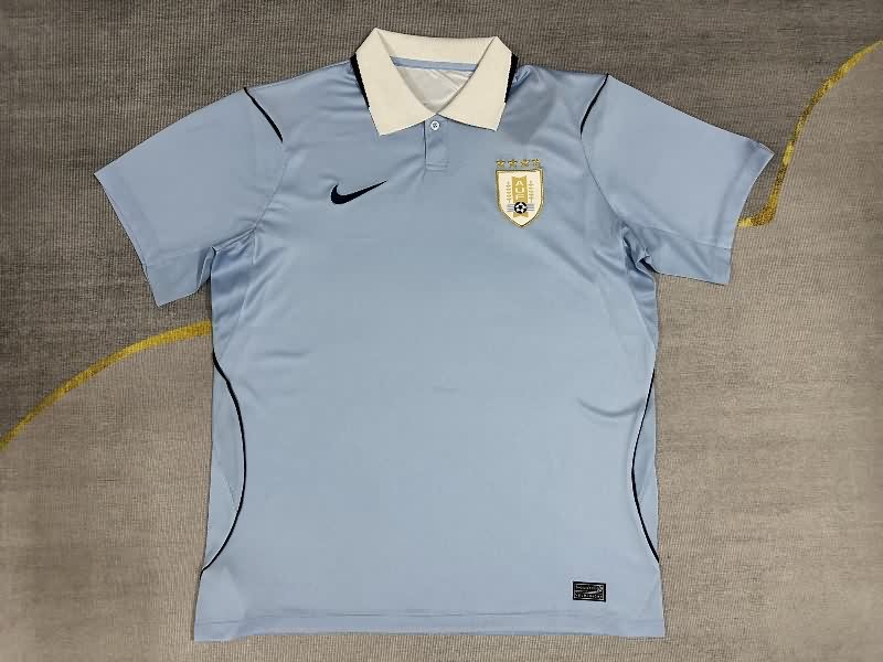AAA(Thailand) Uruguay 2026 World Cup Home Soccer Jersey AAA(Thailand) Uruguay 2026 World Cup Home Soccer Jersey