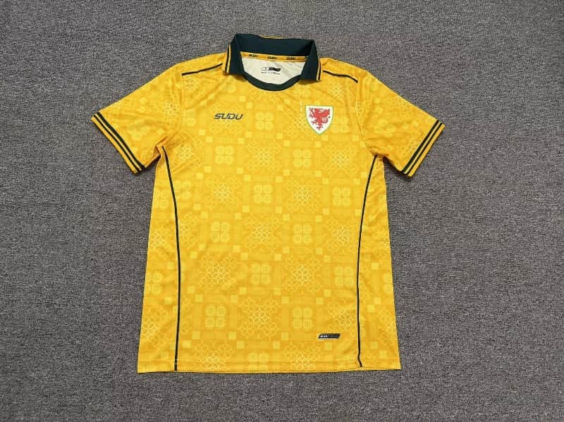 AAA(Thailand) Wales 2027 Away Soccer Jersey AAA(Thailand) Wales 2027 Away Soccer Jersey