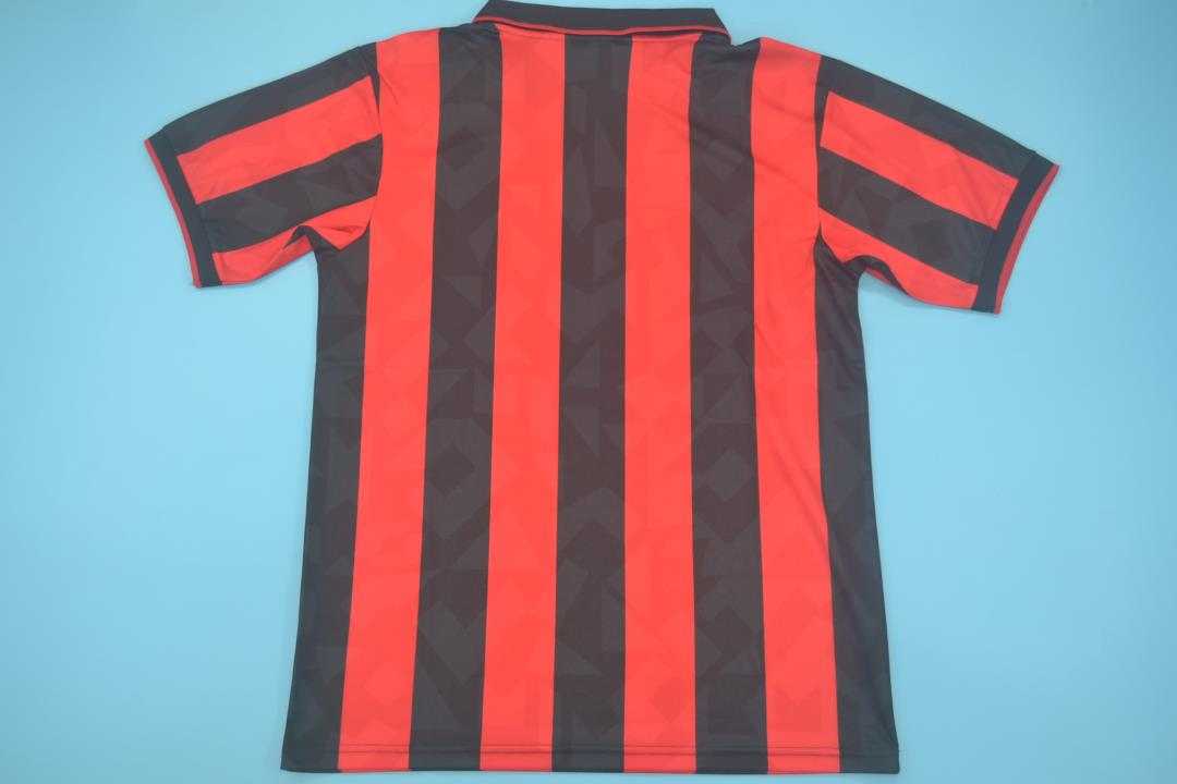 AAA(Thailand) AC Milan 1993/94 Home Retro Soccer Jersey