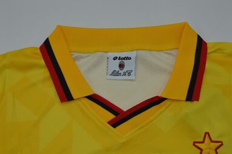 AAA(Thailand) AC Milan 1994/95 Third Retro Long Sleeve Soccer Jersey