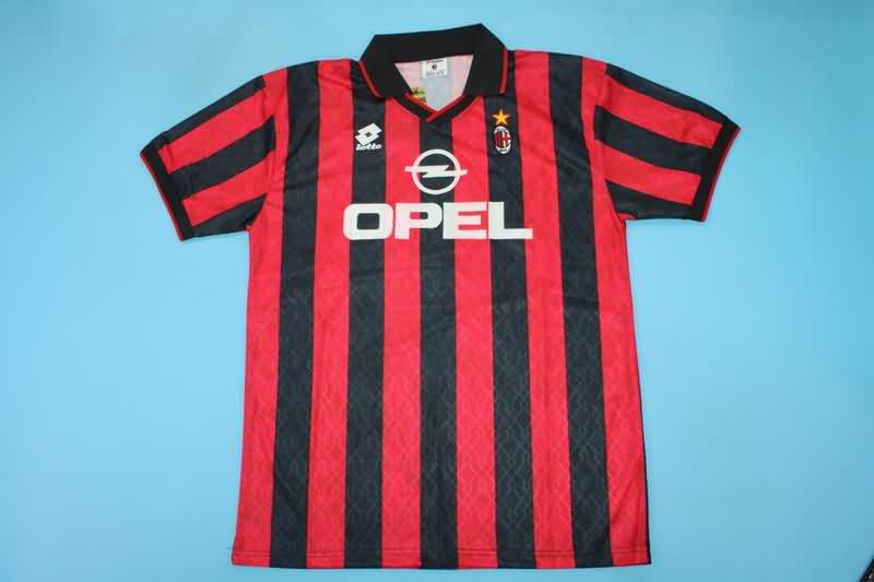 AAA(Thailand) AC Milan 1995/96 Home Retro Soccer Jersey