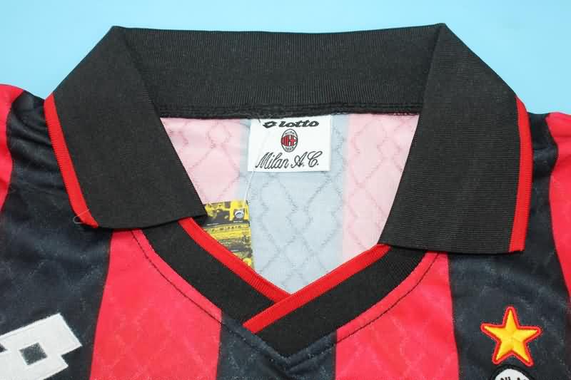 AAA(Thailand) AC Milan 1995/96 Home Retro Soccer Jersey