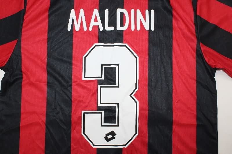 AAA(Thailand) AC Milan 1997/98 Home Retro Soccer Jersey