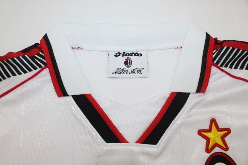 AAA(Thailand) AC Milan 1997/98 Third Long Sleeve Retro Soccer Jersey