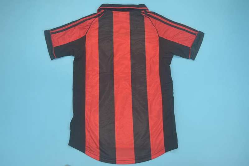 AAA(Thailand) AC Milan 1998/99 Home Retro Soccer Jersey