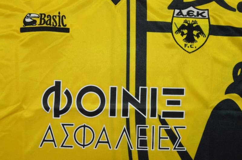 AAA(Thailand) AEK Athens 1994/95 Home Retro Soccer Jersey