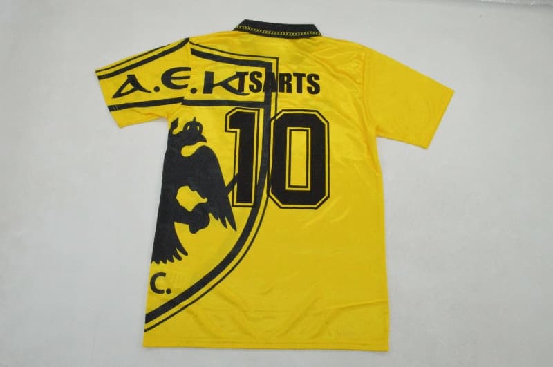 AAA(Thailand) AEK Athens 1994/95 Home Retro Soccer Jersey