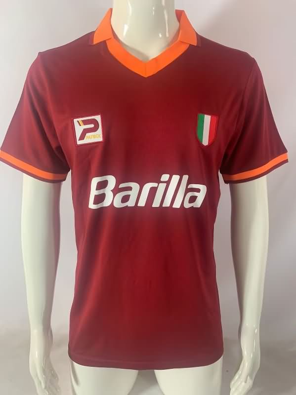 AAA(Thailand) AS Roma 1983/84 Home Retro Soccer Jersey AAA(Thailand) AS Roma 1983/84 Home Retro Soccer Jersey
