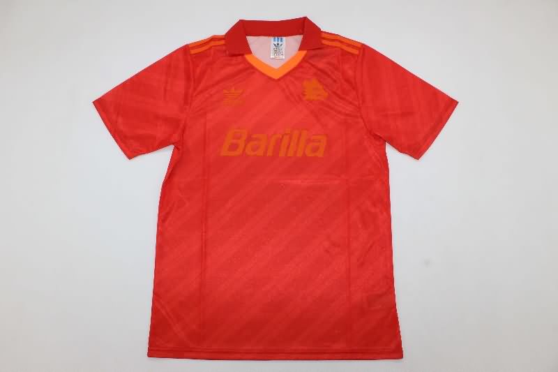 AAA(Thailand) AS Roma 1992/94 Home Retro Soccer Jersey 02 AAA(Thailand) AS Roma 1992/94 Home Retro Soccer Jersey 02