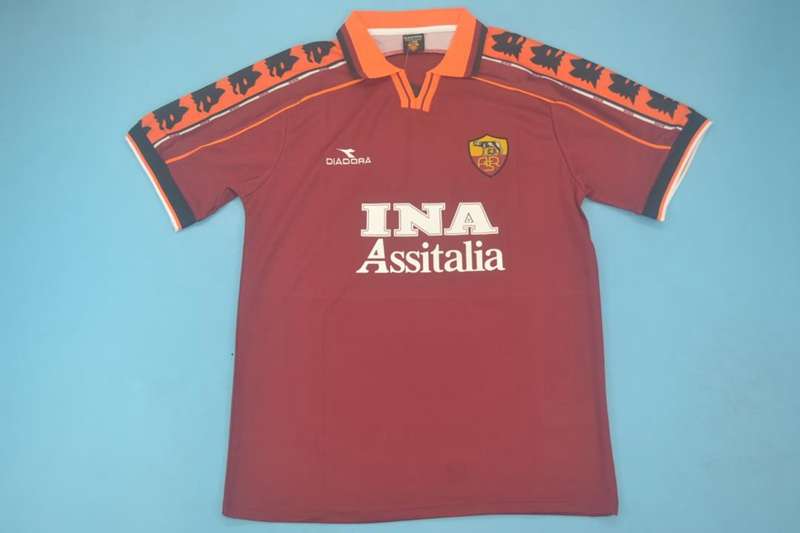 AAA(Thailand) AS Roma 1998/99 Home Retro Soccer Jersey