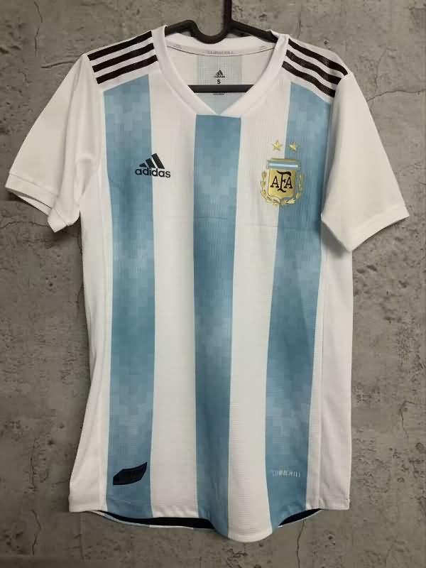 AAA(Thailand) Argentina 2018/19 Home Retro Soccer Jersey (Player)