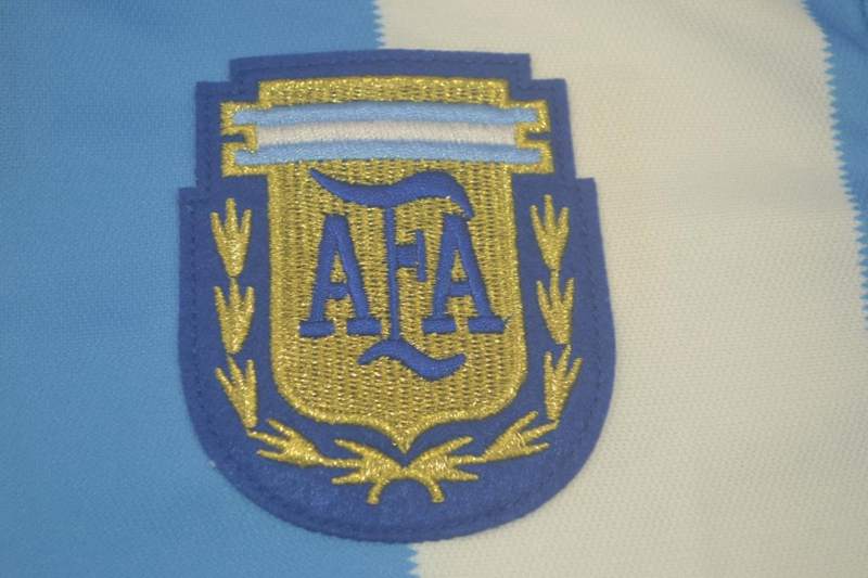 AAA(Thailand) Argentina 1986 Home Retro Soccer Jersey
