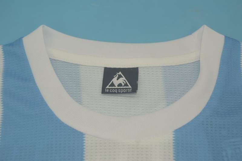 AAA(Thailand) Argentina 1986 Home Retro Soccer Jersey(Player)