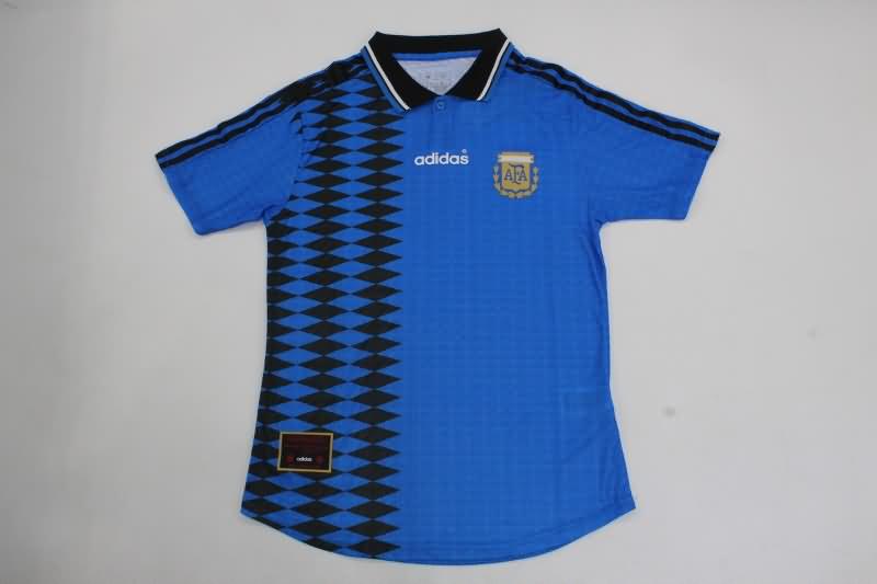 AAA(Thailand) Argentina 1994 Away Retro Soccer Jersey (Player)