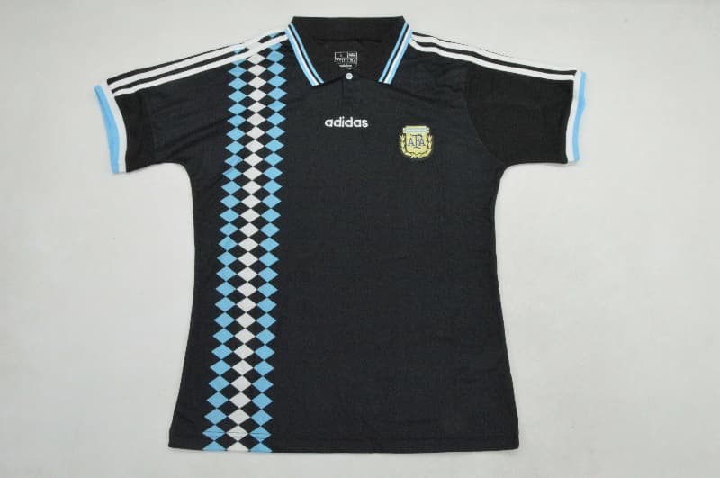 AAA(Thailand) Argentina 1994 Black Retro Soccer Jersey
