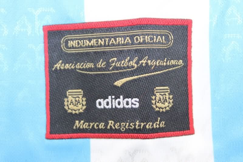 AAA(Thailand) Argentina 1994 Home Retro Soccer Jersey (Player)