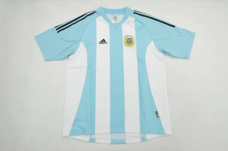 AAA(Thailand) Argentina 2002 Home Retro Soccer Jersey