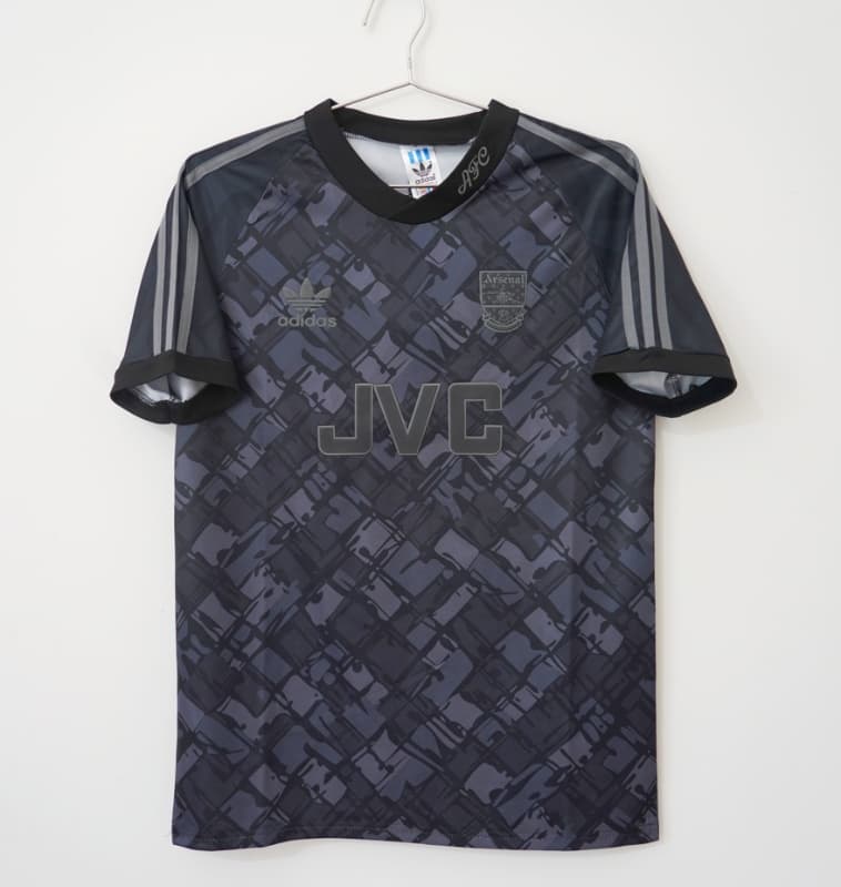 AAA(Thailand) Arsenal 1990/92 Black Retro Soccer Jersey