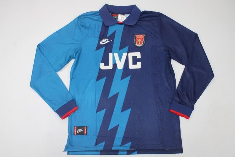 AAA(Thailand) Arsenal 1995/96 Away Long Sleeve Retro Soccer Jersey