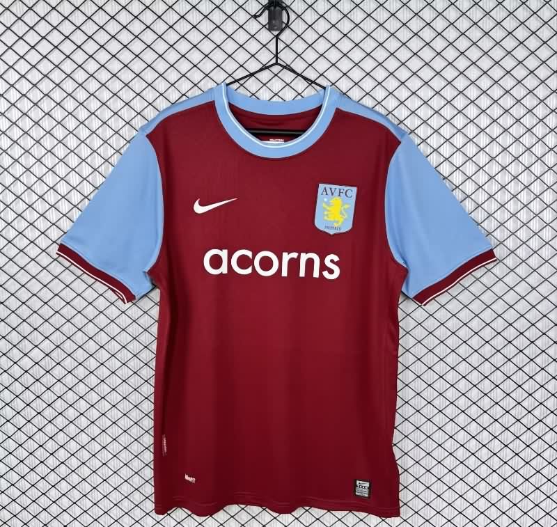 AAA(Thailand) Aston Villa 2009/10 Home Retro Soccer Jersey AAA(Thailand) Aston Villa 2009/10 Home Retro Soccer Jersey