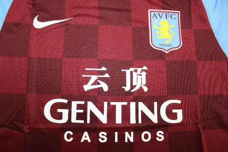AAA(Thailand) Aston Villa 2011/12 Home Retro Soccer Jersey