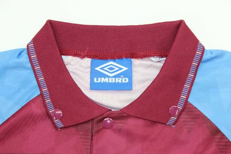 AAA(Thailand) Aston Villa 1990/92 Home Retro Soccer Jersey