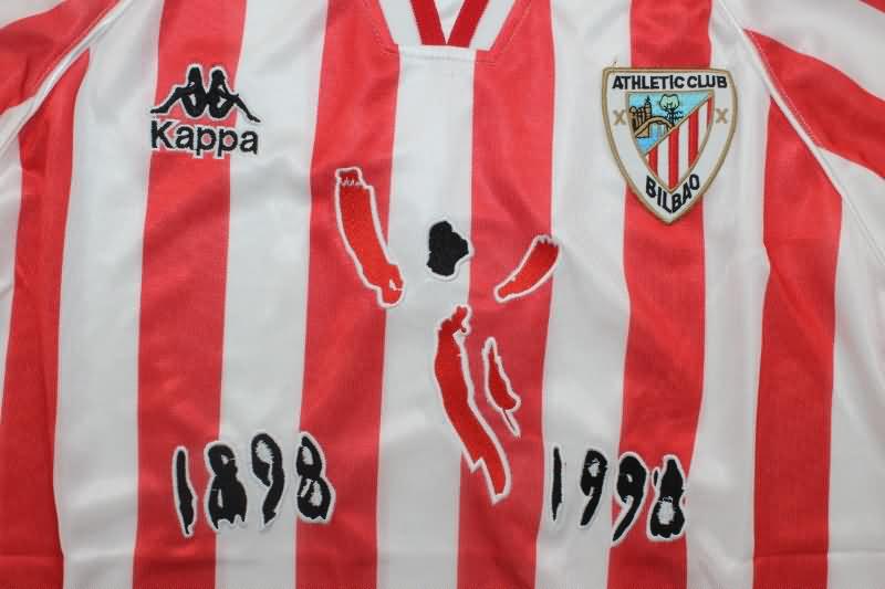 AAA(Thailand) Athletic Bilbao 100TH Anniversary Home Retro Soccer Jersey