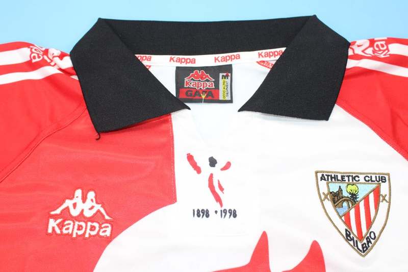 AAA(Thailand) Athletic Bilbao 1997/98 Home Retro Soccer Jersey