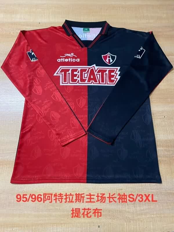 AAA(Thailand) Atlas 1995/96 Home Retro Long Sleeve Soccer Jersey AAA(Thailand) Atlas 1995/96 Home Retro Long Sleeve Soccer Jersey