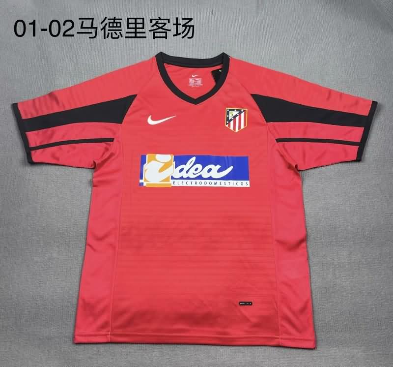 AAA(Thailand) Atletico Madrid 2001/02 Away Retro Soccer Jersey