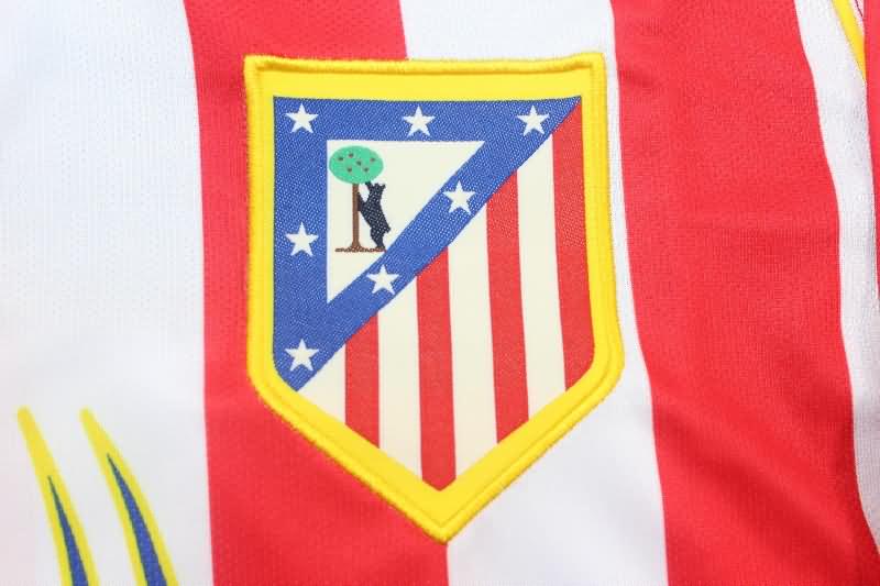 AAA(Thailand) Atletico Madrid 2004/05 Home Long Sleeve Retro Soccer Jersey