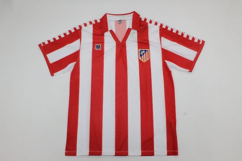 AAA(Thailand) Atletico Madrid 1982/83 Home Retro Soccer Jersey AAA(Thailand) Atletico Madrid 1982/83 Home Retro Soccer Jersey