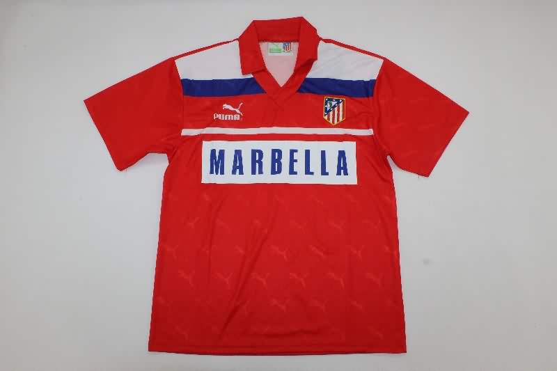 AAA(Thailand) Atletico Madrid 1990/93 Away Retro Soccer Jersey AAA(Thailand) Atletico Madrid 1990/93 Away Retro Soccer Jersey
