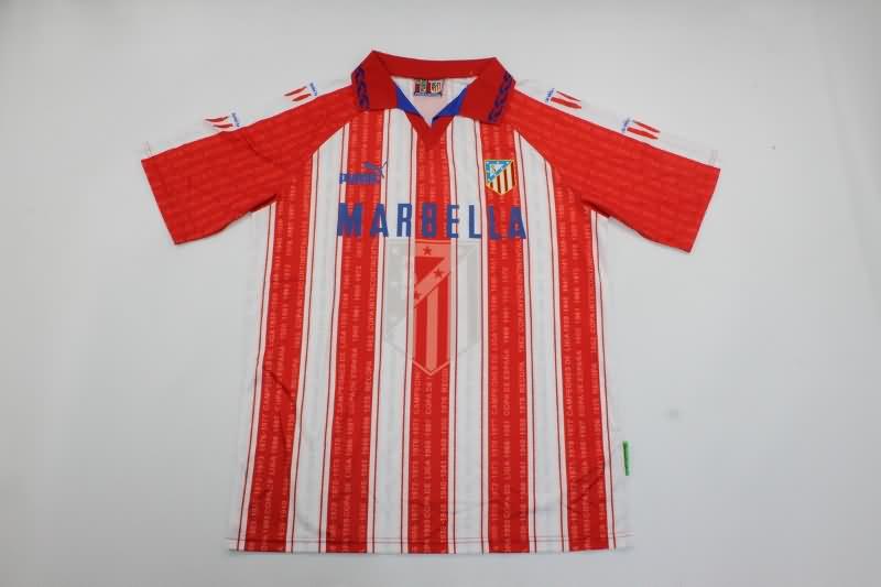 AAA(Thailand) Atletico Madrid 1995/96 Home Retro Soccer Jersey