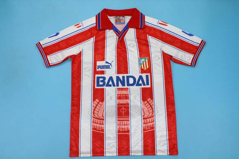 AAA(Thailand) Atletico Madrid 1996/97 Home Retro Soccer Jersey