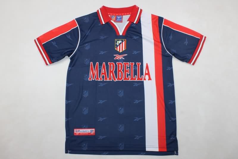 AAA(Thailand) Atletico Madrid 1998/99 Away Retro Soccer Jersey