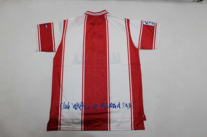 AAA(Thailand) Atletico Madrid 1999/00 Home Retro Soccer Jersey